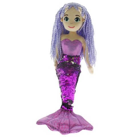 Purple Mermaid Doll