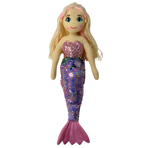 Pink Lilac Mermaid Doll