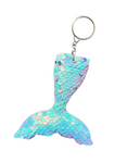 Light blue/Pink Sequin Keyring